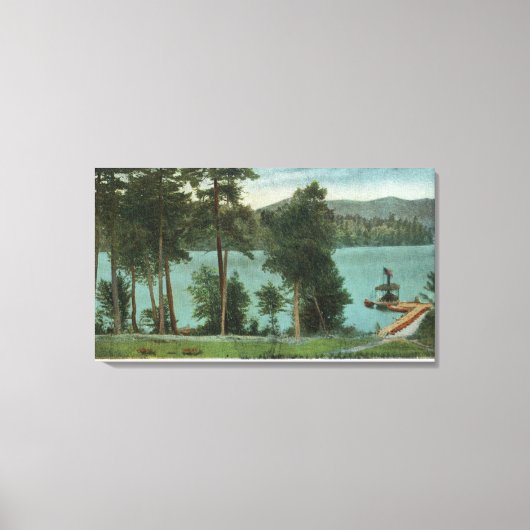 MaineScenisch Uitzicht van het Keninebago-meer Canvas Afdruk (Voorkant)