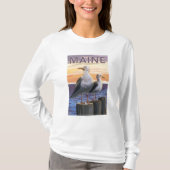 MaineSea Gulls Scene T-shirt (Voorkant)