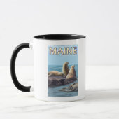 MaineSea Lions Scene Mok (Links)
