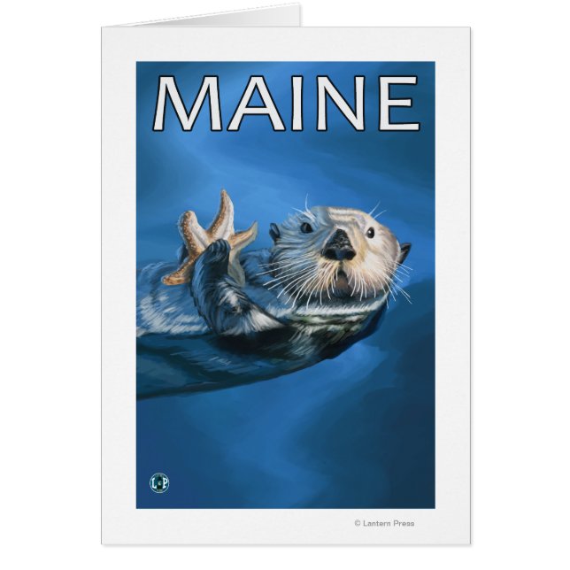 MaineSea Otter Scene (Voorkant)