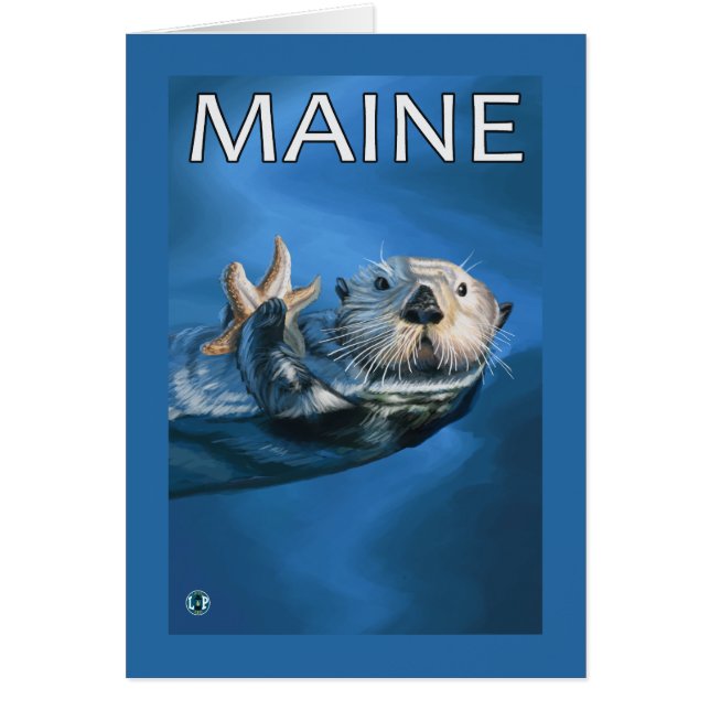 MaineSea Otter Scene (Voorkant)