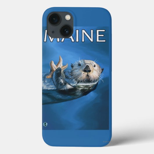 MaineSea Otter Scene Case-Mate iPhone Case (Achterkant)