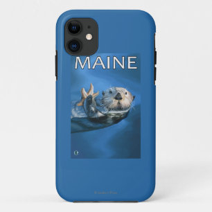 MaineSea Otter Scene iPhone 11 Hoesje