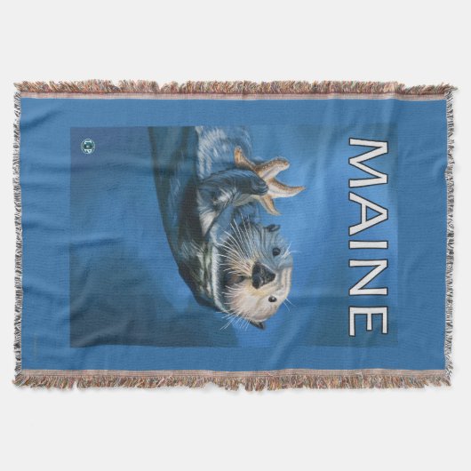 MaineSea Otter Scene Deken (Voorkant)