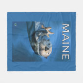 MaineSea Otter Scene Fleece Deken (Voorkant (Horizontaal))