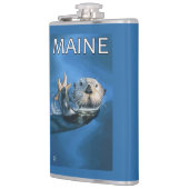 MaineSea Otter Scene Heupfles (Links)