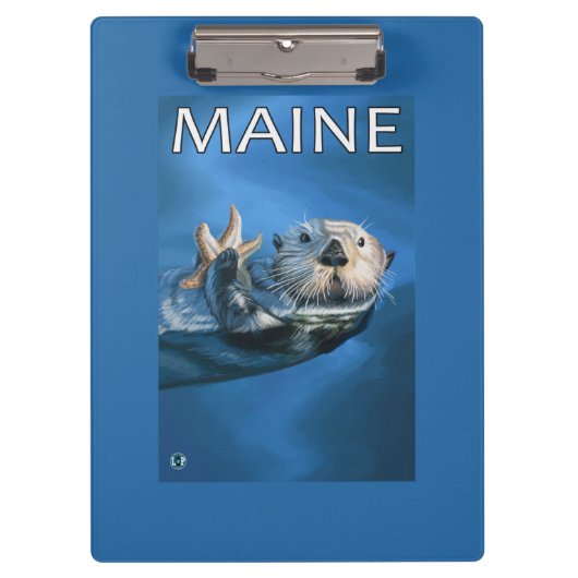 MaineSea Otter Scene Klembord (Voorkant)
