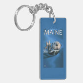 MaineSea Otter Scene Sleutelhanger (Voorkant Links)