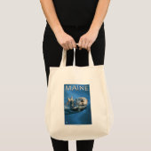MaineSea Otter Scene Tote Bag (Voorkant (product))