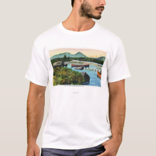 MaineSourdnahunk Valley Lily Pad Scene T-shirt