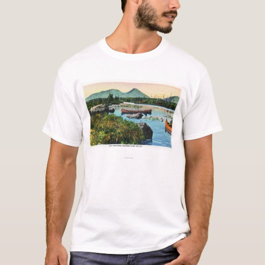 MaineSourdnahunk Valley Lily Pad Scene T-shirt (Voorkant)