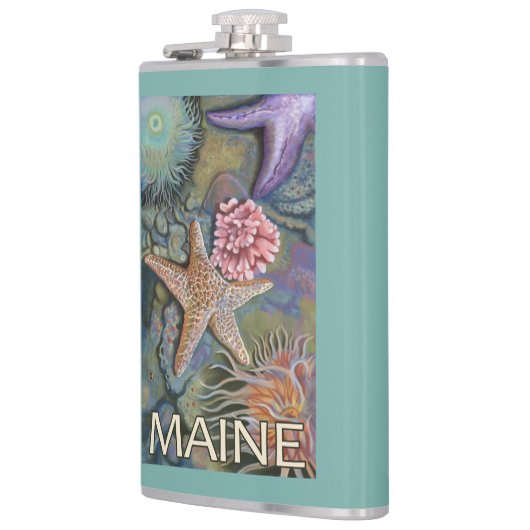 MaineTidepool Scene Heupfles (Links)