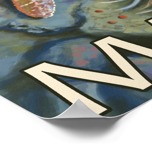 MaineTidepool Scene Poster (Hoek)