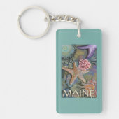 MaineTidepool Scene Sleutelhanger (Voorkant)