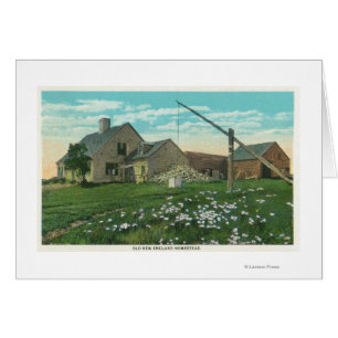 MaineView of an Old New England Homestead