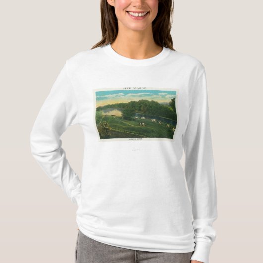 MaineView of Cows Homeward Bound T-shirt (Voorkant)