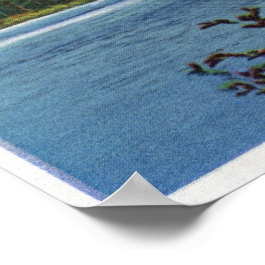 MaineView of Mount Katahdin and Daicey Pond Poster (Hoek)