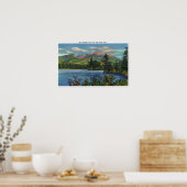 MaineView of Mount Katahdin and Daicey Pond Poster (Keuken)