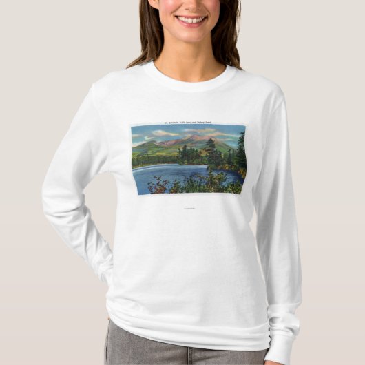 MaineView of Mount Katahdin and Daicey Pond T-shirt (Voorkant)