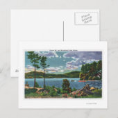 MaineView of Squaw Mountain and Moosehead Lake Briefkaart (Voorkant / Achterkant)