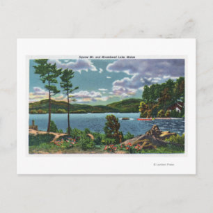 MaineView of Squaw Mountain and Moosehead Lake Briefkaart