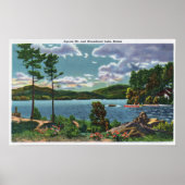 MaineView of Squaw Mountain and Moosehead Lake Poster (Voorkant)