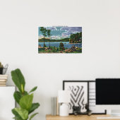 MaineView of Squaw Mountain and Moosehead Lake Poster (Thuiskantoor)