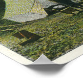 MaineView van een Campground in de Maine Bossen Poster (Hoek)