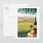 MaineWine Country Scene Briefkaart (Voorkant / Achterkant)