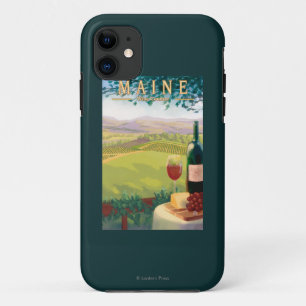 MaineWine Country Scene iPhone 11 Hoesje