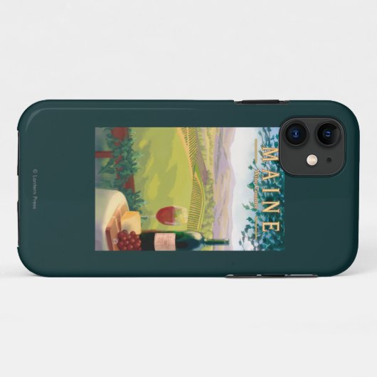 MaineWine Country Scene Case-Mate iPhone Case (Achterkant (horizontaal))