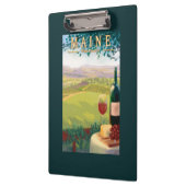 MaineWine Country Scene Klembord (Links)