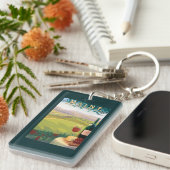 MaineWine Country Scene Sleutelhanger (Voorkant Rechts)