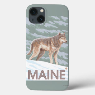 MaineWolf Scene iPhone 13 Hoesje