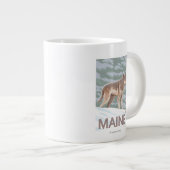 MaineWolf Scene Grote Koffiekop (Voorkant rechts)