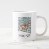 MaineWolf Scene Grote Koffiekop (Rechts)