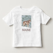 MaineWolf Scene Kinder Shirts (Voorkant)