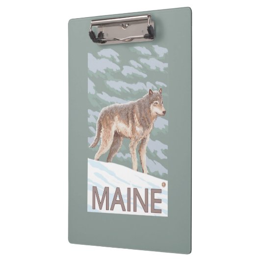 MaineWolf Scene Klembord (Links)