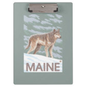 MaineWolf Scene Klembord (Voorkant)