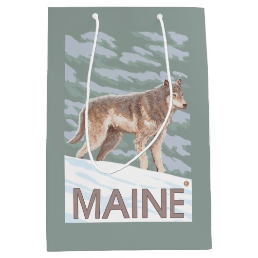 MaineWolf Scene Medium Cadeauzakje (Voorkant)