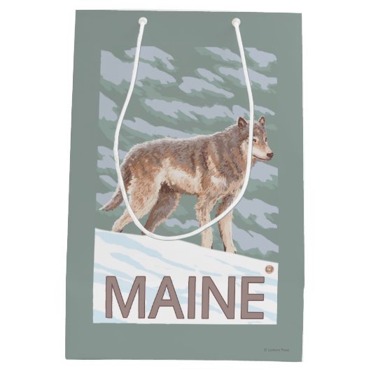 MaineWolf Scene Medium Cadeauzakje (Achterkant)