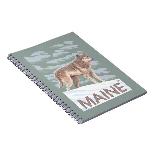 MaineWolf Scene Notitieboek (Rechterzijde)