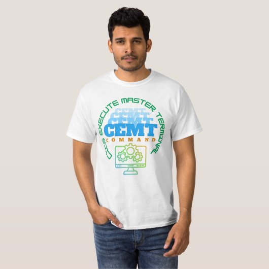 Mainframe CEMT CICS Execute Master Terminal T-shirt (Voorkant volledig)