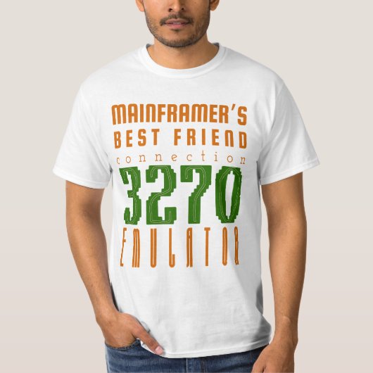 Mainframe Computers 3270 Emulator T-shirt (Voorkant)