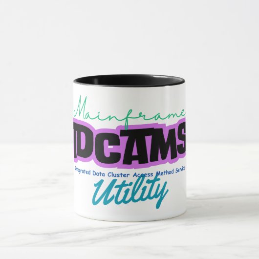 Mainframe computers met IDCAMS-hulpprogramma Mok (Midden)
