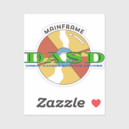 Mainframe Direct access storage devices (DASD) Sticker (Vel)
