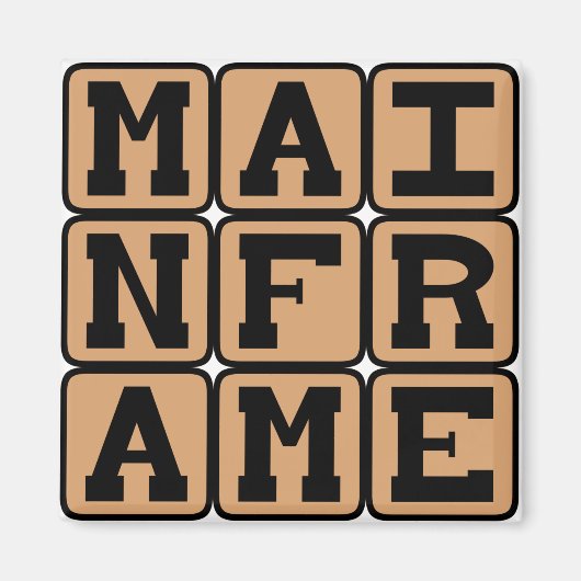 Mainframe, Grote Computer Magneet (Voorkant)