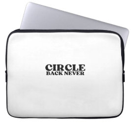 Mainframe-isolatie | Cirkel terug Nooit Laptop Sleeve