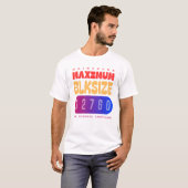 Mainframe Job Control Language (JCL) Maximum Blok T-shirt (Voorkant volledig)