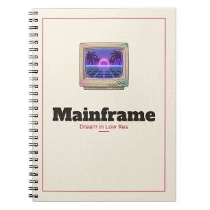 Mainframe Retro CRT-monitor spiraalnotitieboek Notitieboek